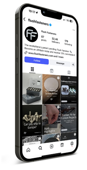 @flushfasteners on Instagram