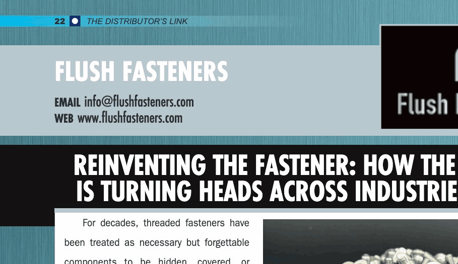 The Distributor's Link — Fall 2025 — Reinventing the fastener by Jeff Serle